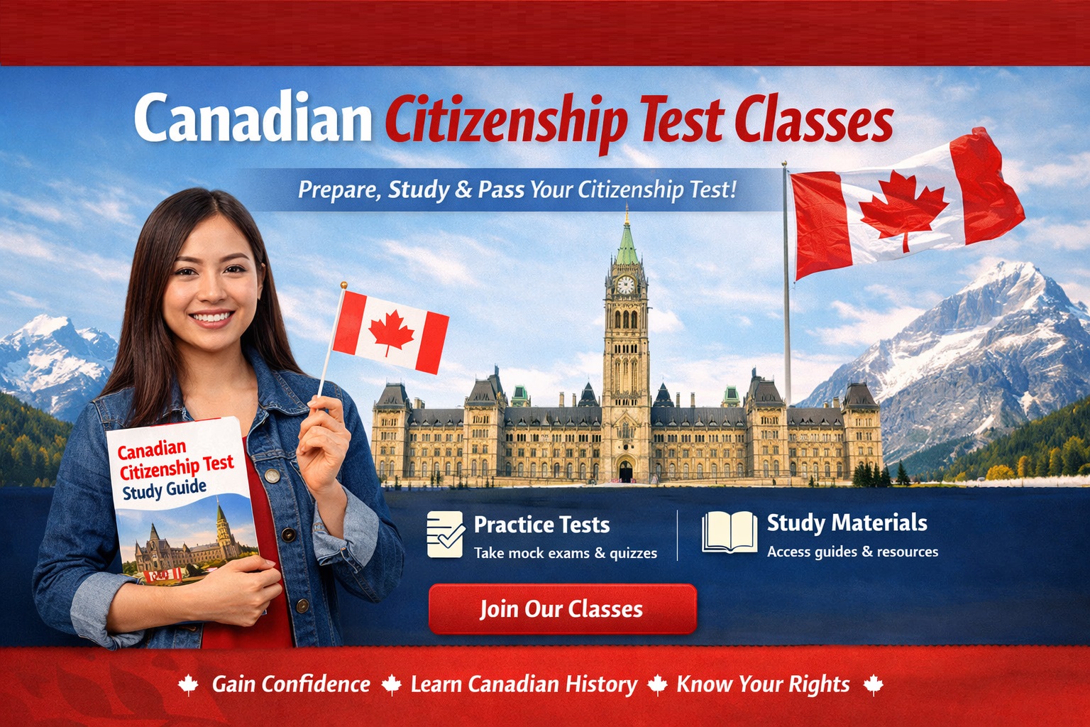 Canadian citizenship test classes