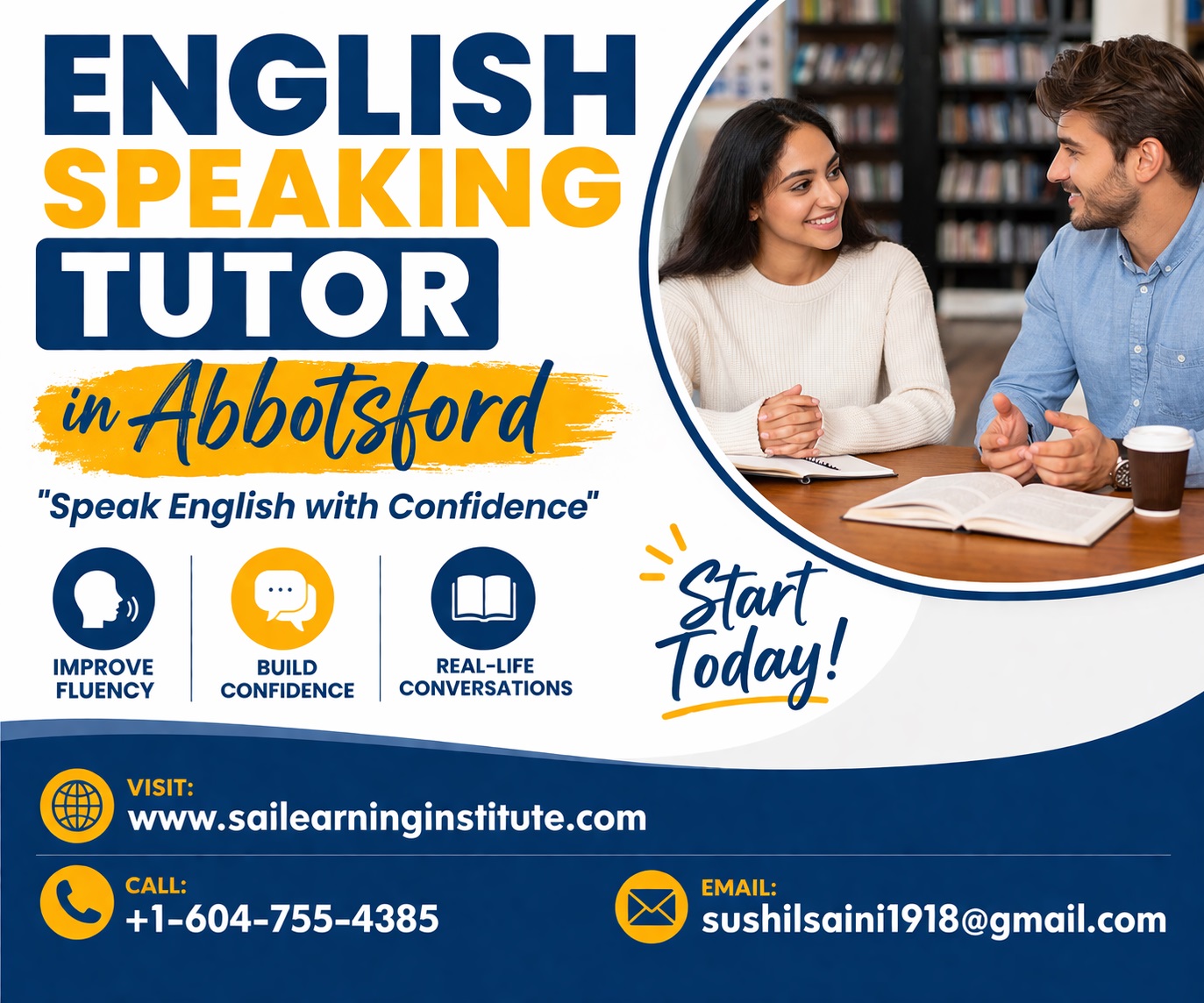 english speaking tutor in Abbotsford