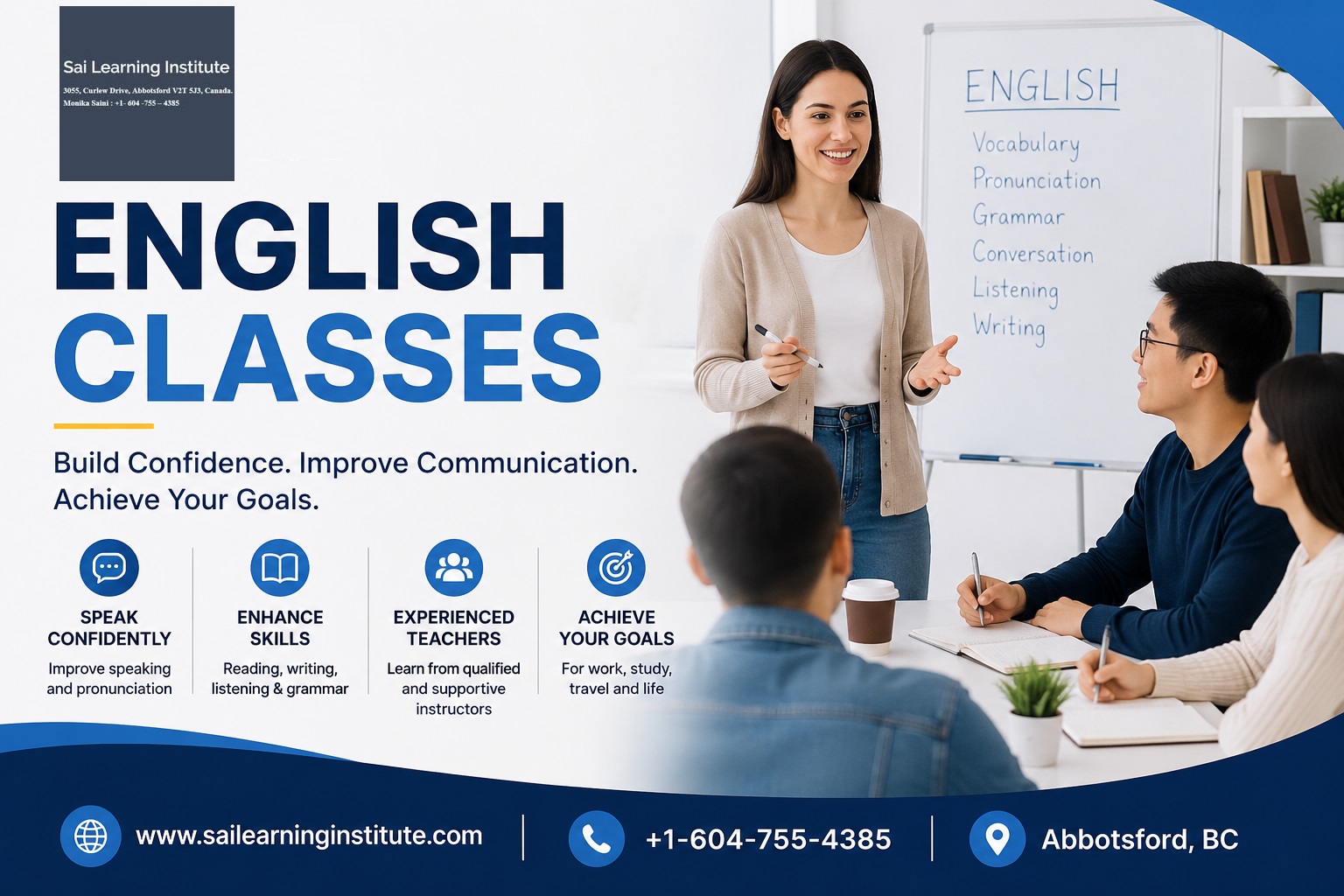 English Classes in Abbotsford