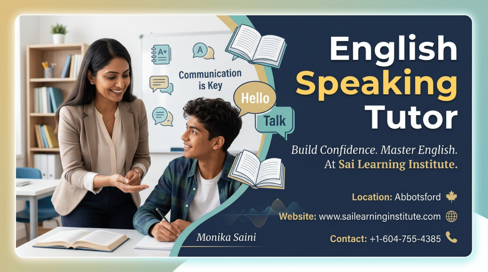 english speaking tutor in Abbotsford